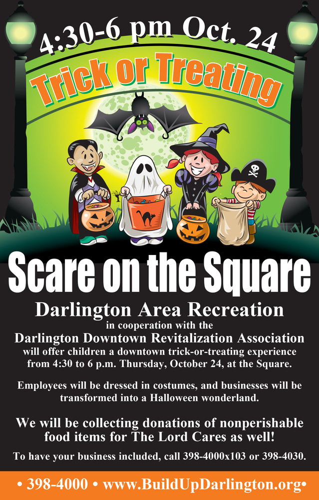 Scare on the Square Thursday Oct 24
