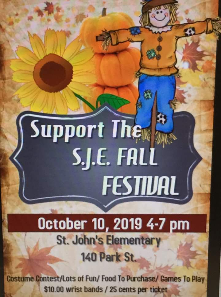 SJE Fall Festival October 10