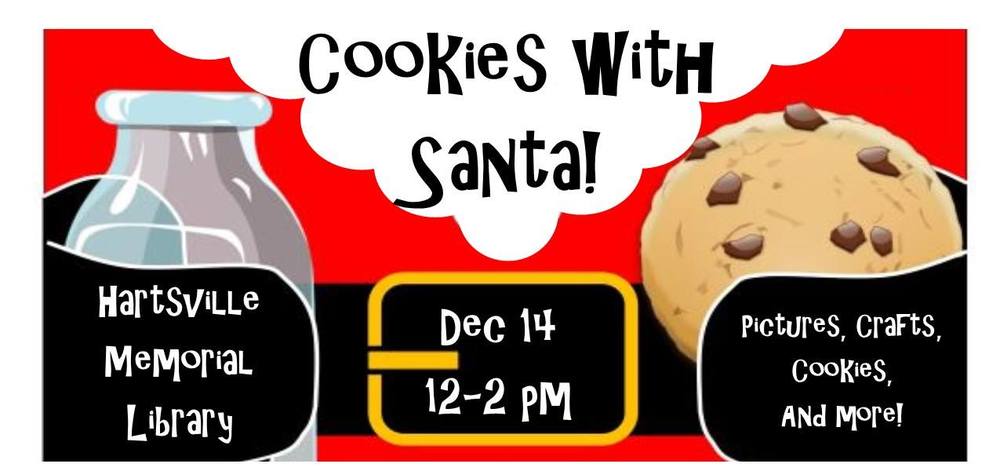 121419 Cookies with Santa 12-2 at Hartsville Library