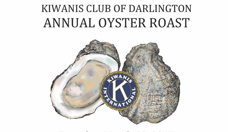 Kiwanis Oyster Roast tickets available at State Farm in Darlington
