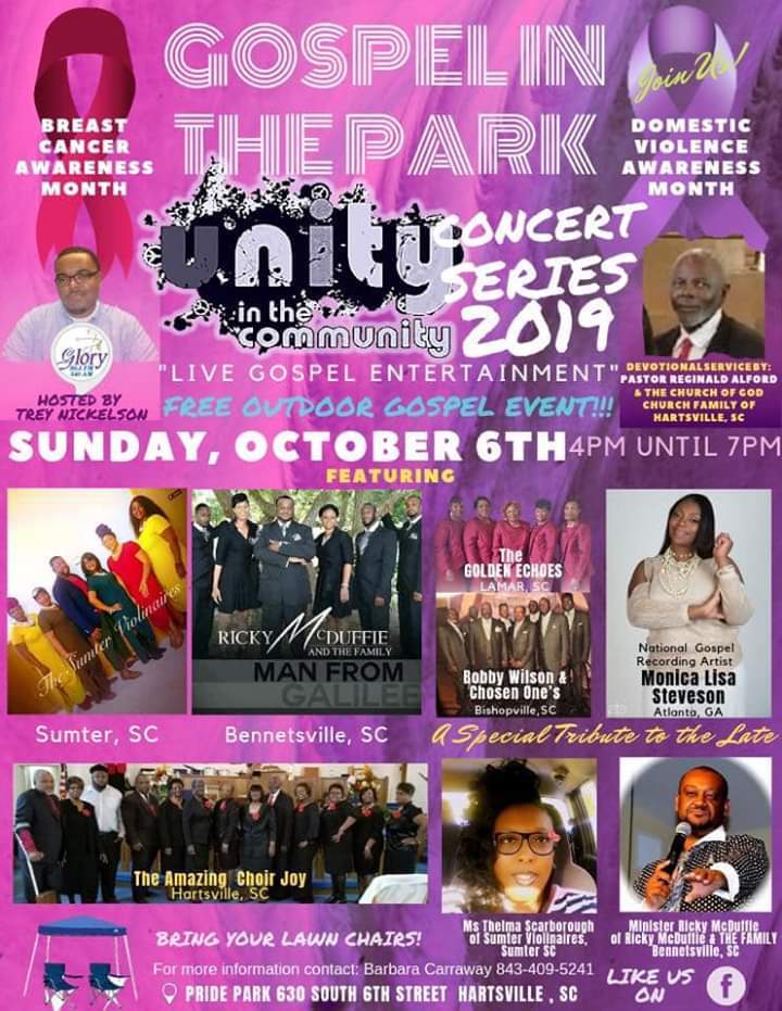 Gospel Music Event Flyer