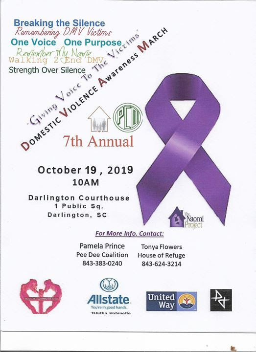 7th Annual Domestic Violence Awareness Walk Oct. 19