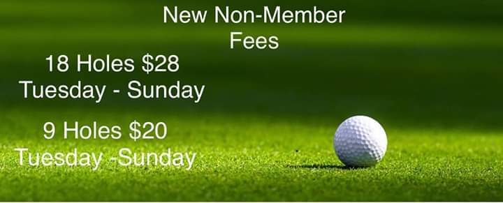 DCC-nonmembers golf fees