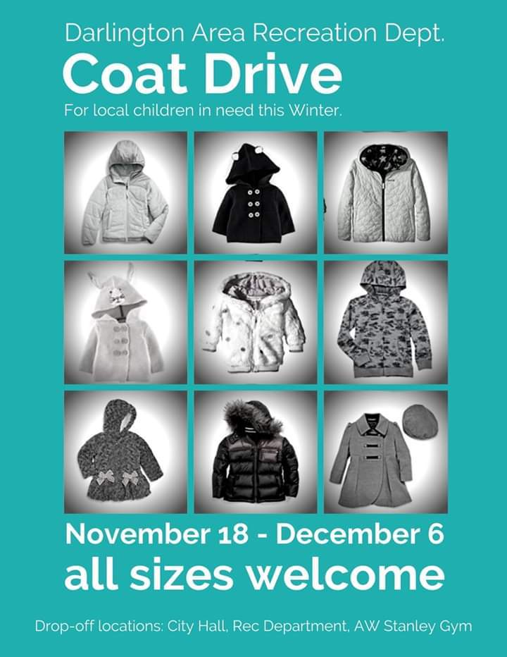 CoatDrive thru Dec 6