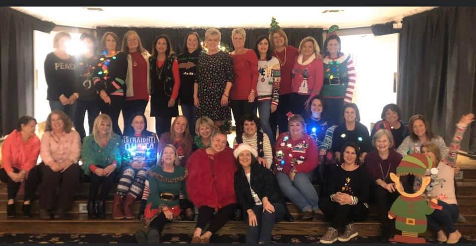 Ugly Sweater Party Group Photo