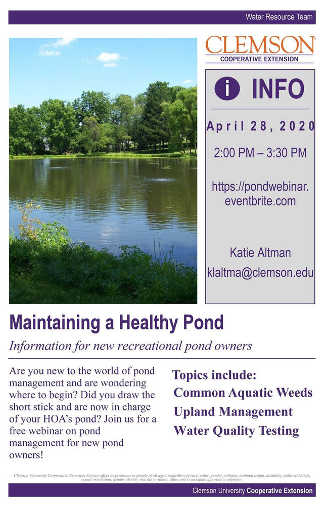042820 Webinar Pond Maintainance