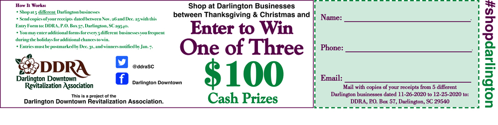 Shop Darlington Entry Form