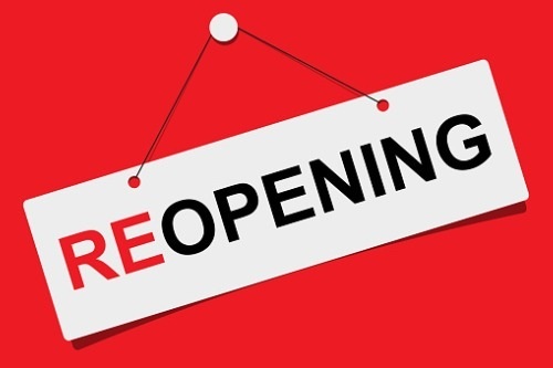 re-opening