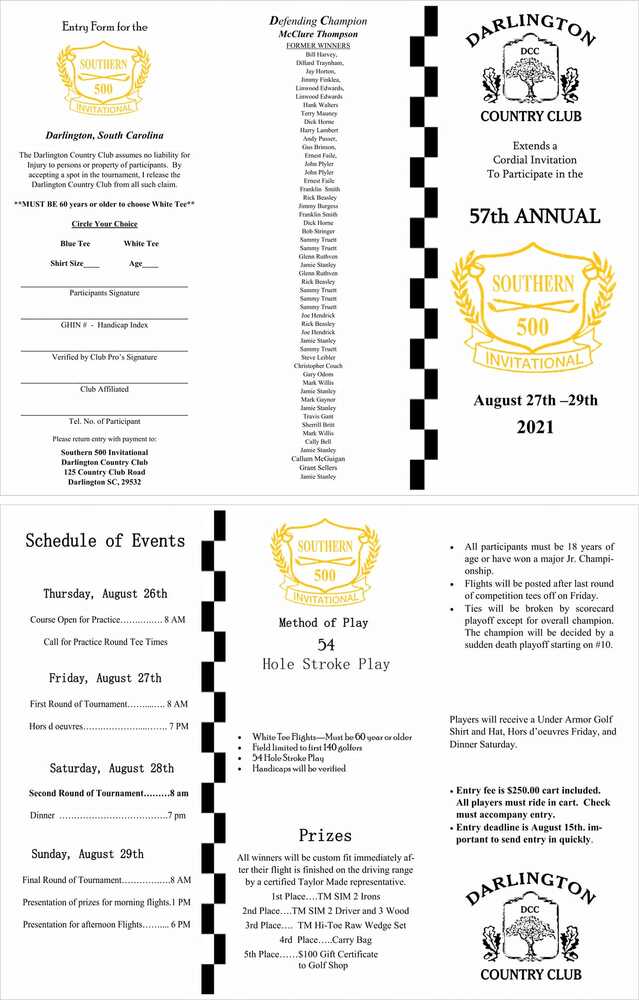 082721 Southern 500 Tourney