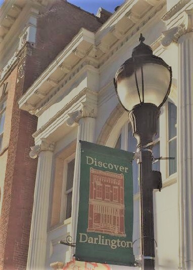 Discover Darlington Banner downtown