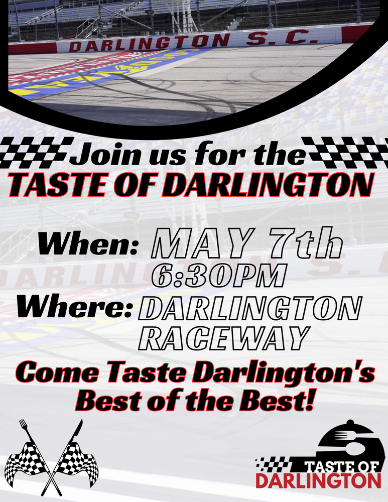 Taste of Darlington Flyer 2026 - all content above image.